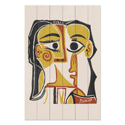 Bild Wood Picasso Abstrakt 2-30x30 cm
