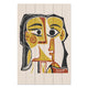 Bild Wood Picasso Abstrakt 2-30x30 cm