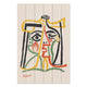 Bild Wood Picasso Abstrakt 3-30x40 cm