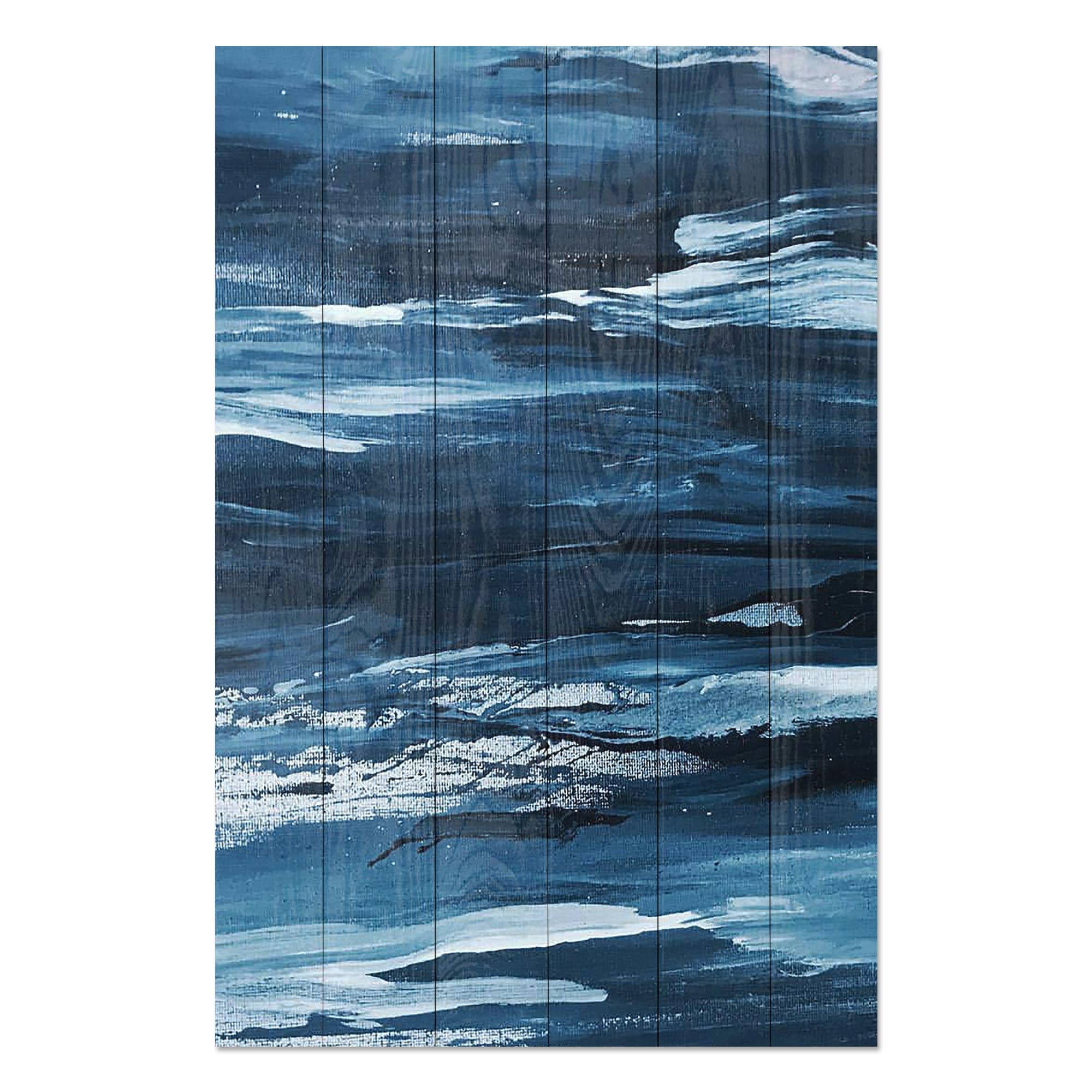 Bild Wood Raues Meer-30x40 cm