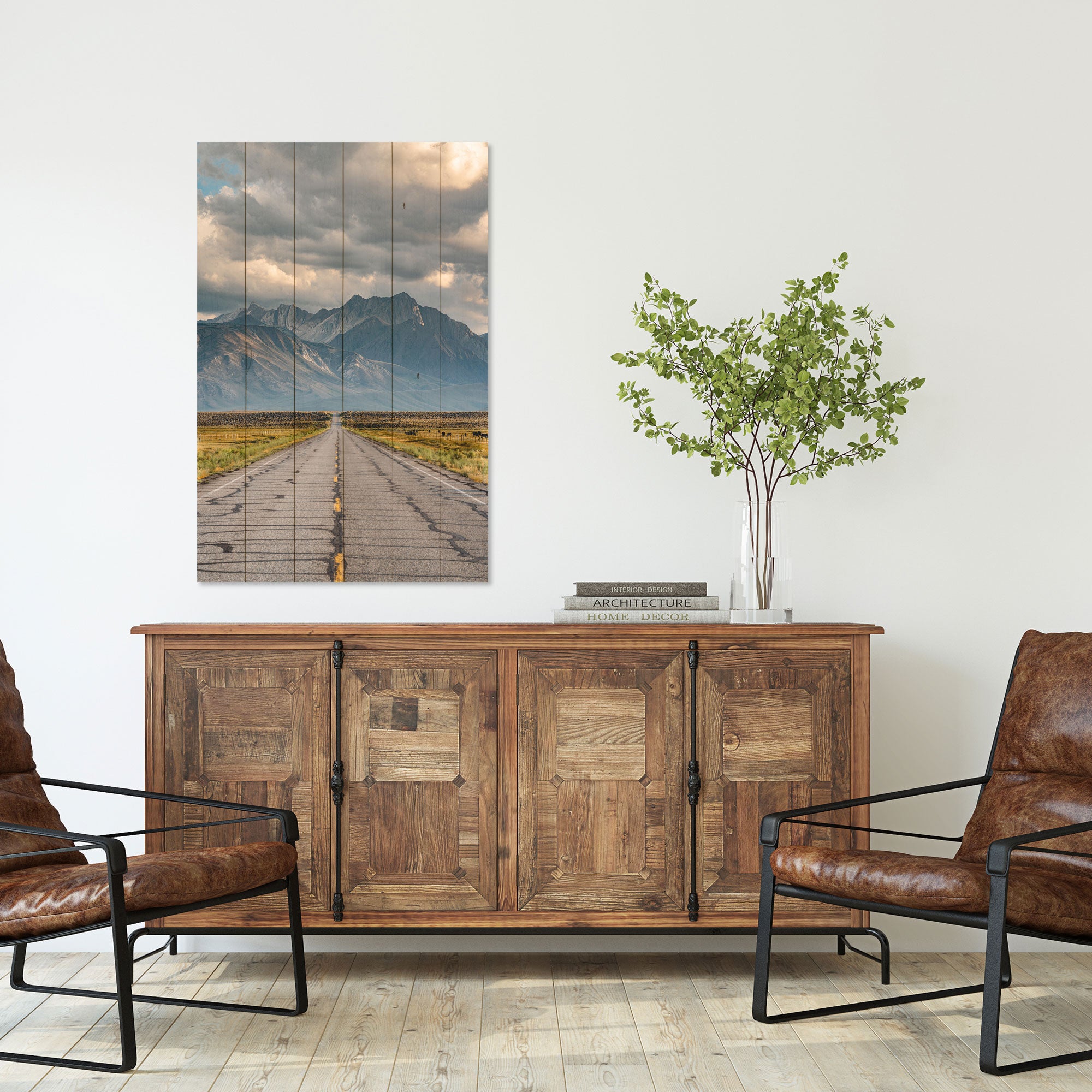 Bild Wood Lange Straße-30x30 cm