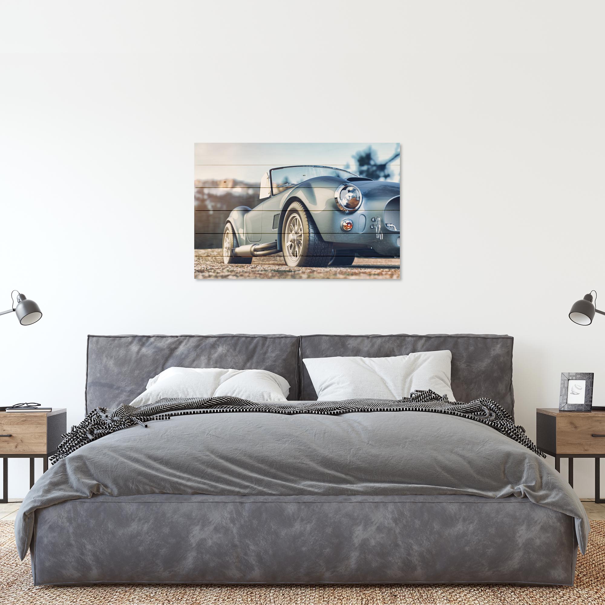 Bild Wood Klassisches Retroauto-30x40 cm