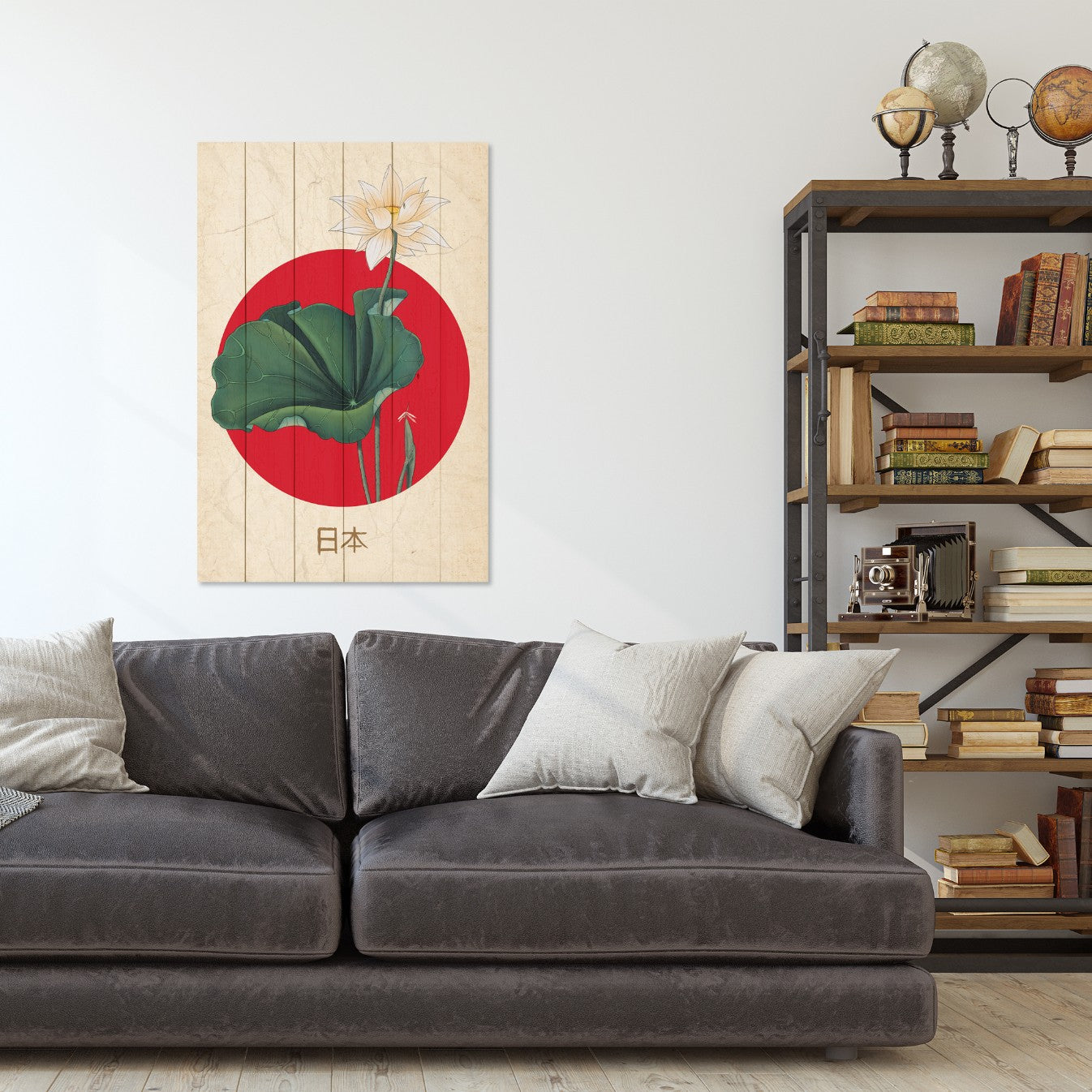 Obraz Wood Japanische Collage-60x90 cm