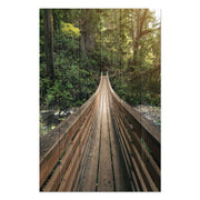 Obraz Wood Forest Bridge-60x90 cm