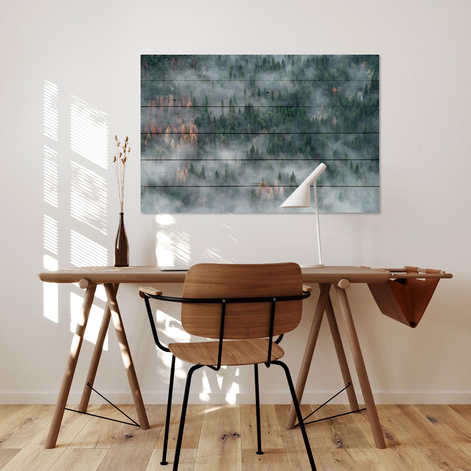 Wood Forest After Rain Painting-20x30 cm