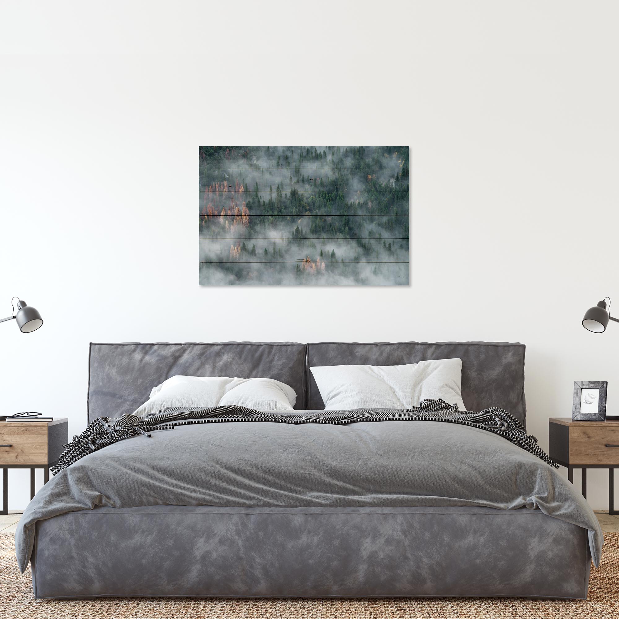 Obraz Wood Forest After Rain-50x70 cm