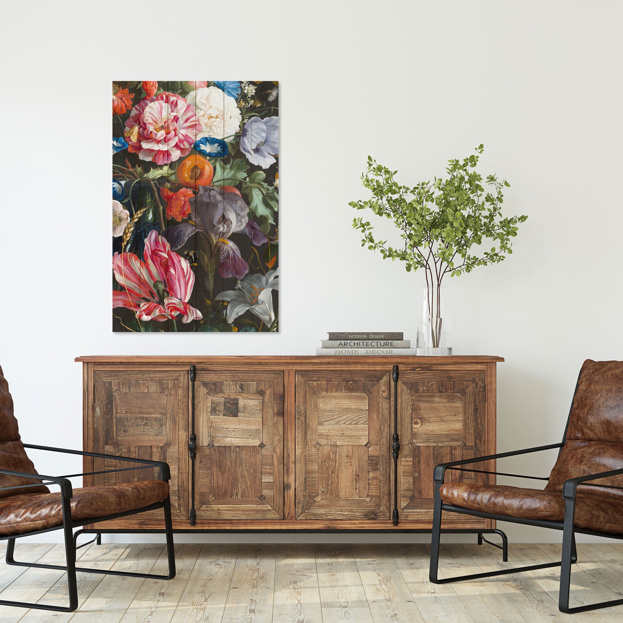 Bild Wood Flower Painting