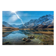 Obraz Wood Crystal Clear Lake-40x60 cm