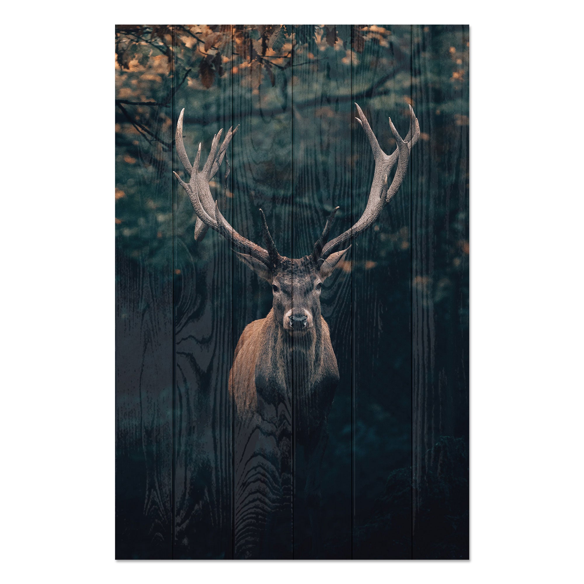 Obraz Wood Deer-60x90 cm