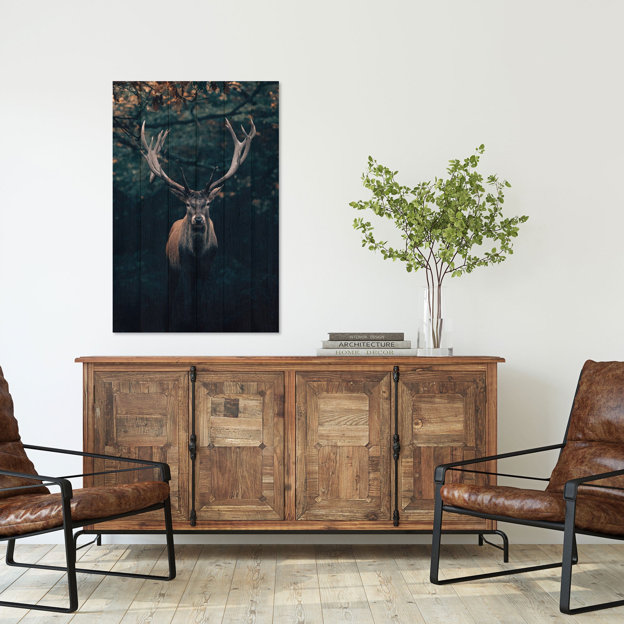 Wood Picture Deer-20x30 cm