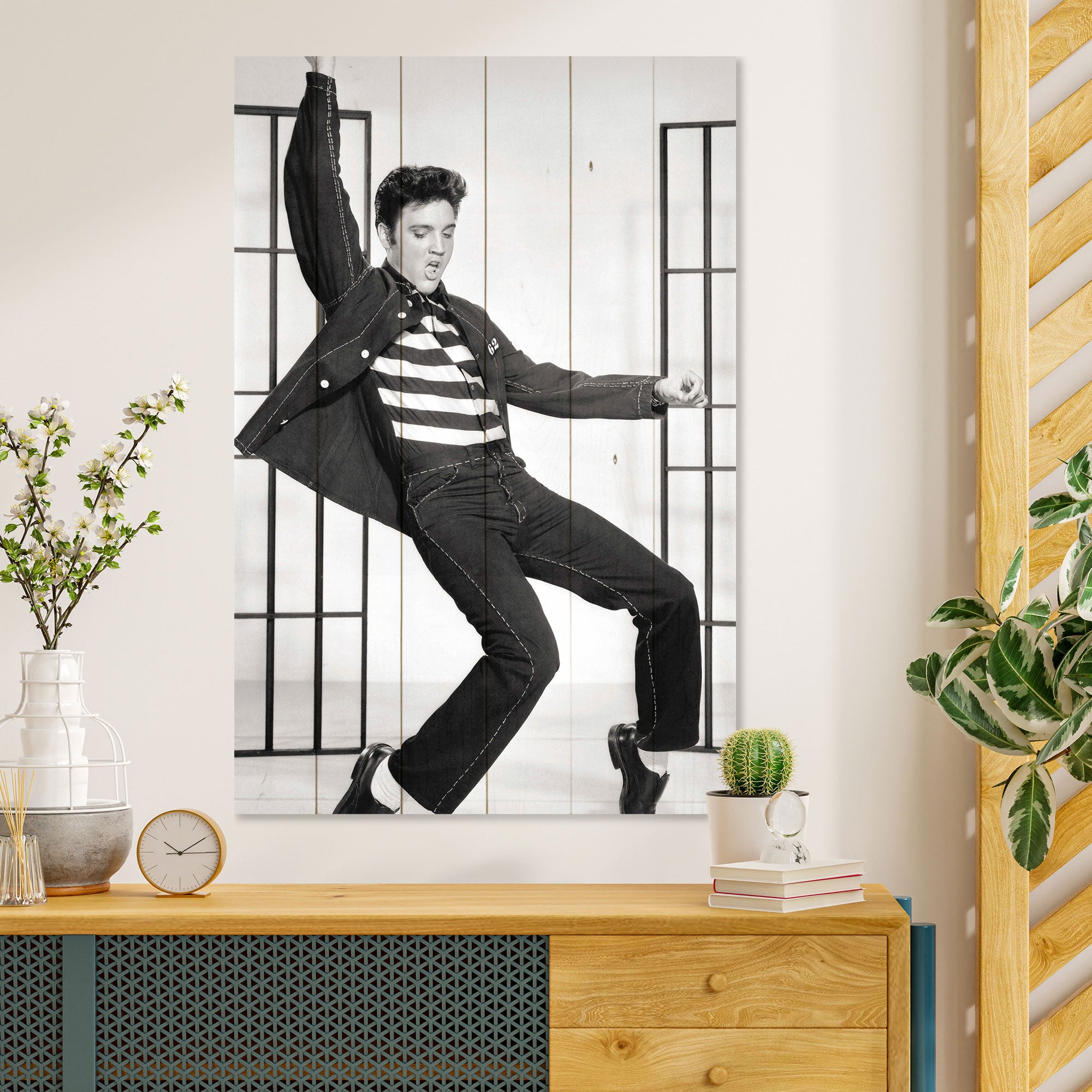 Bild Holz Elvis Tanz-30x40 cm