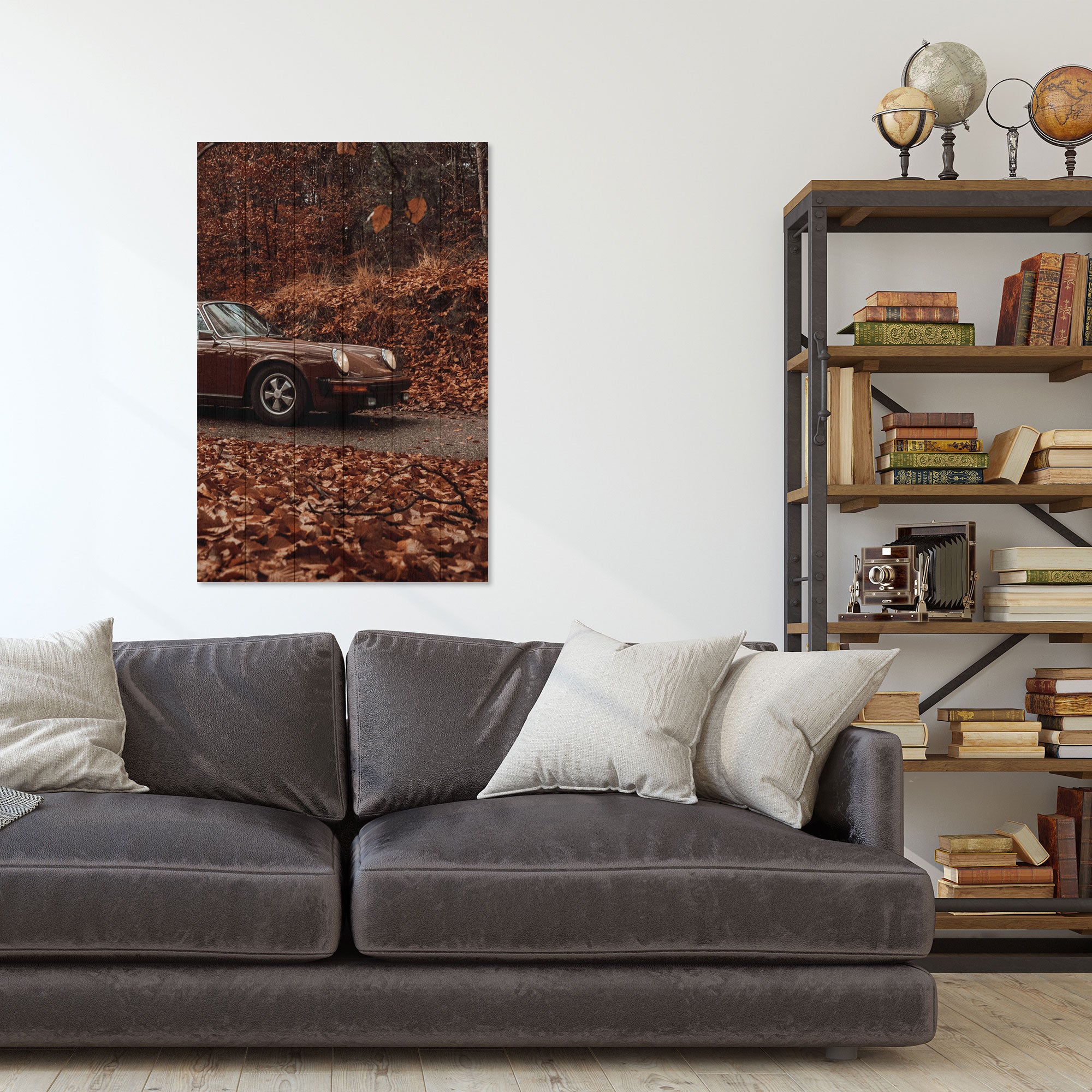 Obraz Wood Field Brown