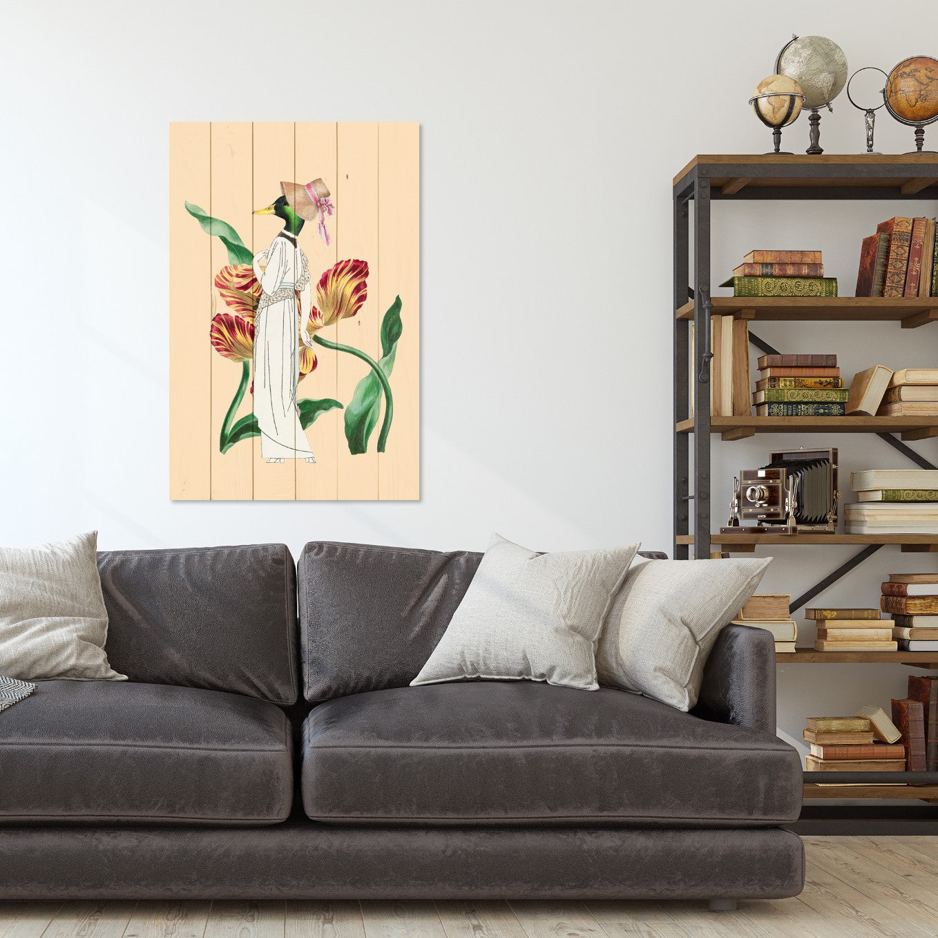 Obraz Wood Exclusive Duck-20x30 cm