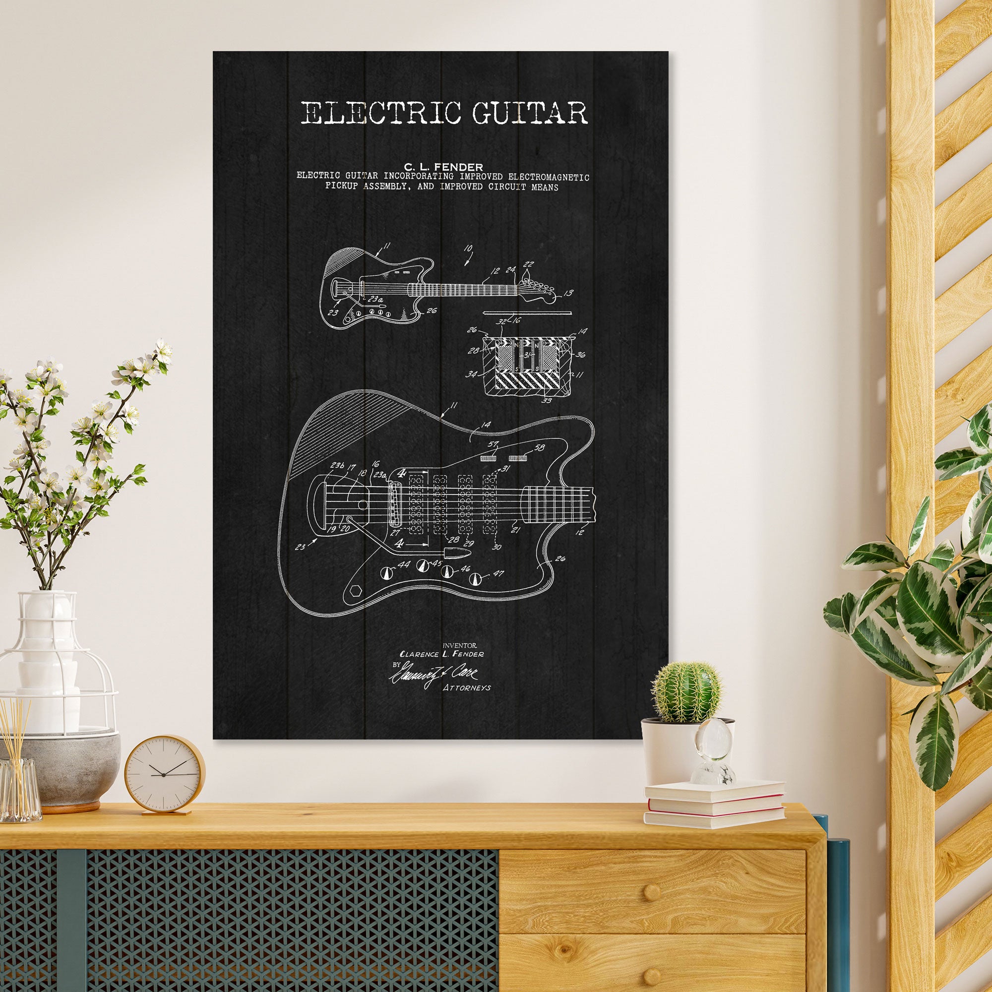 Bild Wood E-Gitarre Schwarz