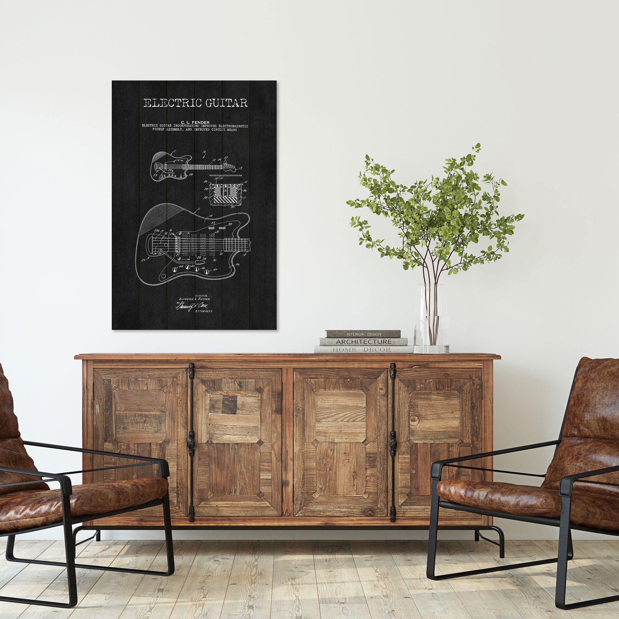 Bild Wood E-Gitarre Schwarz