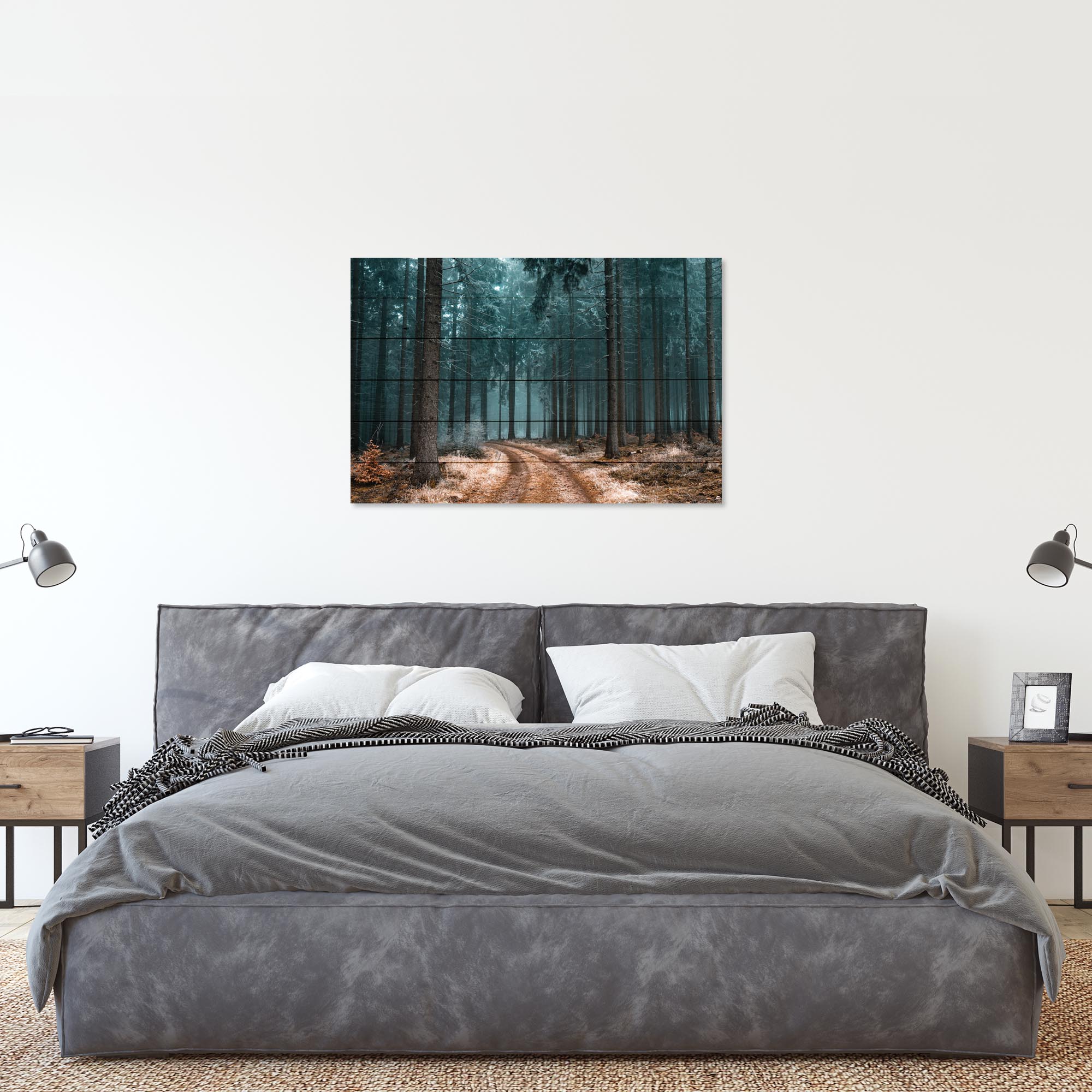 Obraz Wood Path in the Forest-60x90 cm