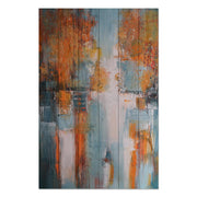Wood Picture Abstract Landscape-20x30 cm