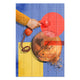 Obraz Wood Artistic Red Phone-40x60 cm