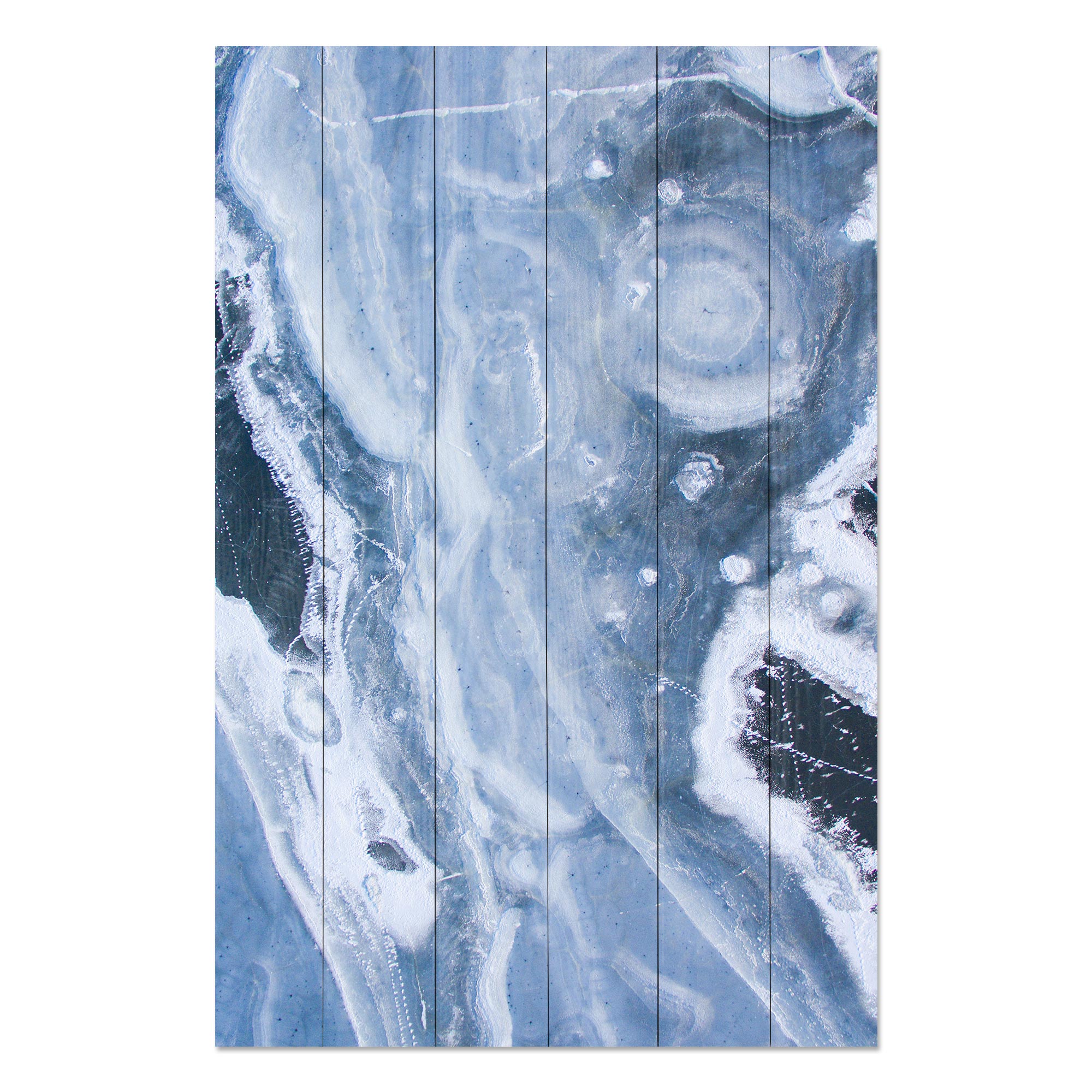 Bild Wood Blaue Abstraktion-20x30 cm