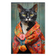 Bild Wood I see you Cat-30x40 cm