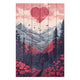 Bild Wood I love Mountains-40x60 cm