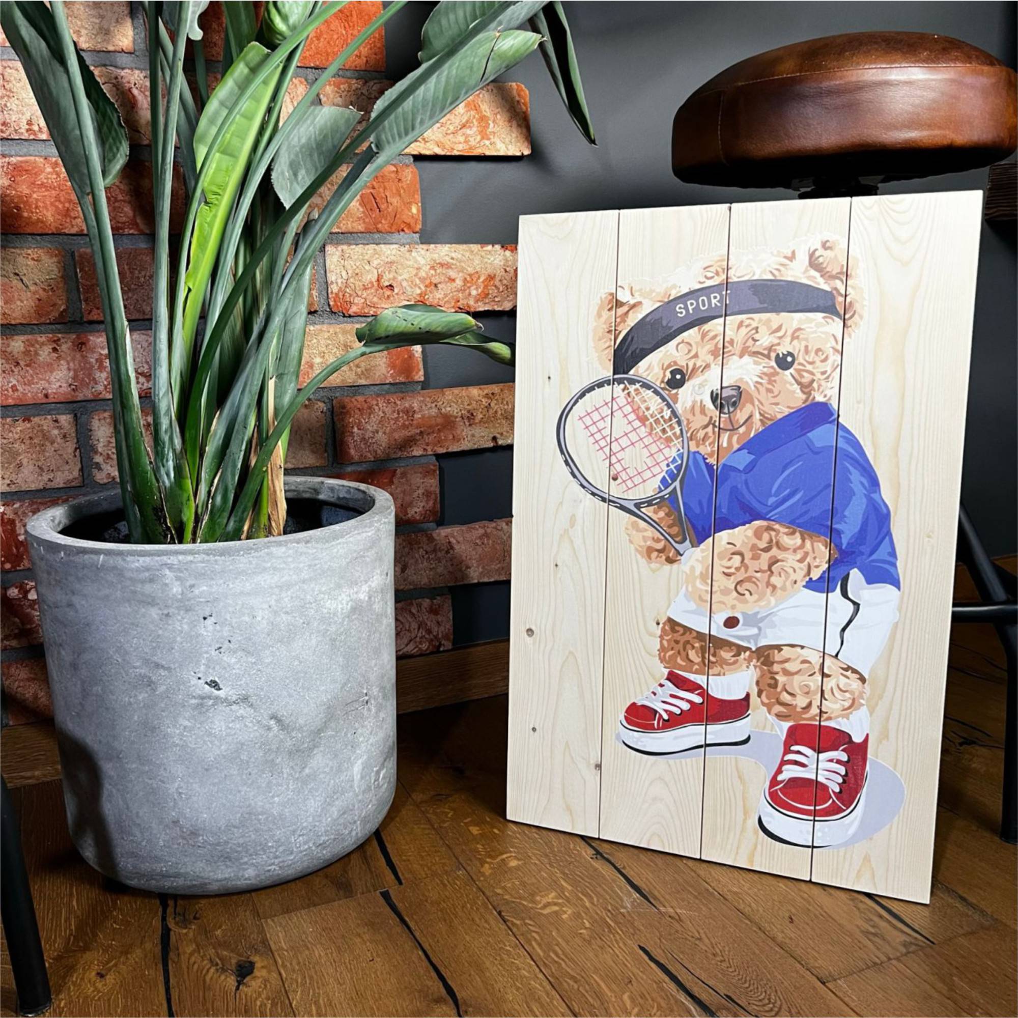 Bild Wood Los Angeles-30x40 cm