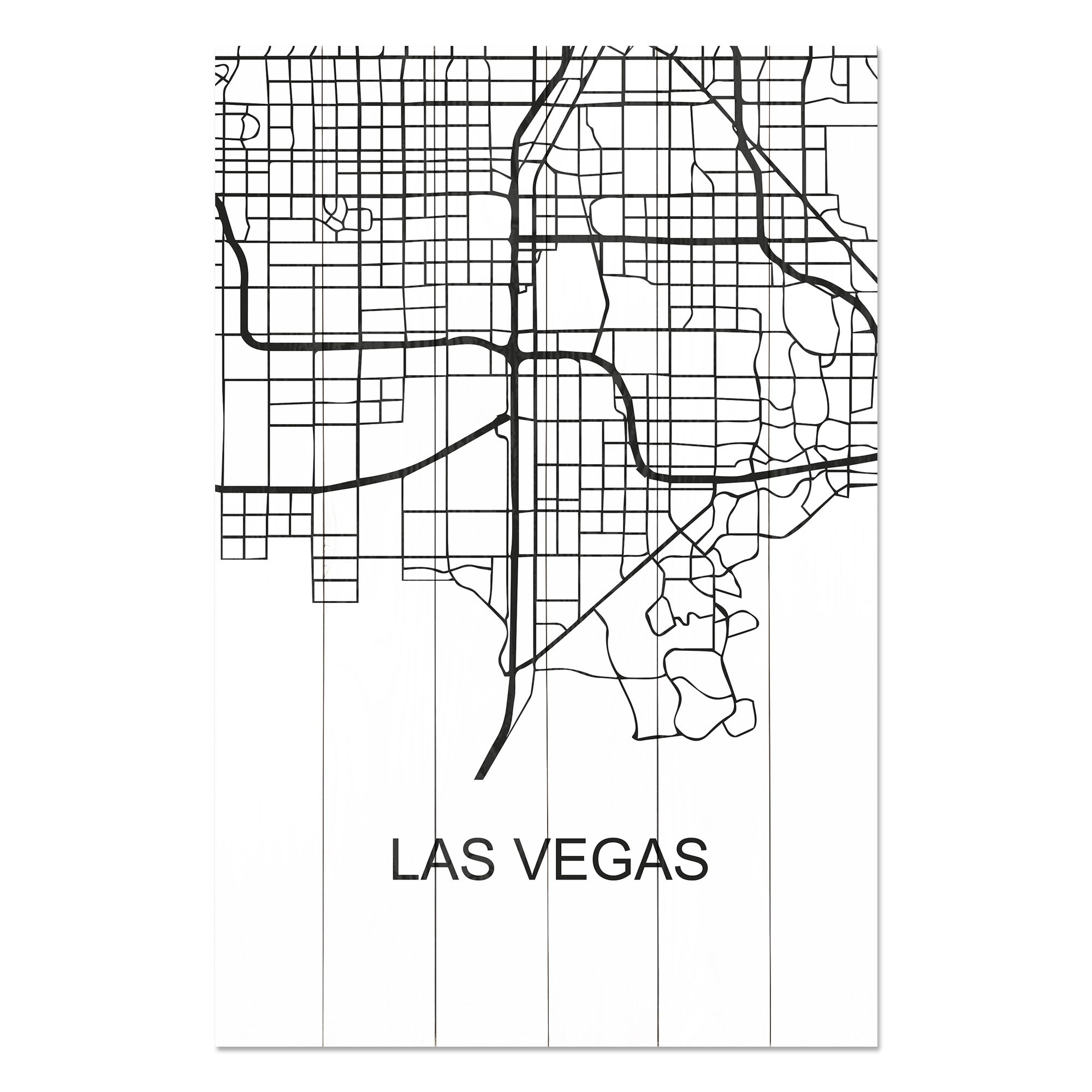 Obraz Wood Las Vegas-60x90 cm