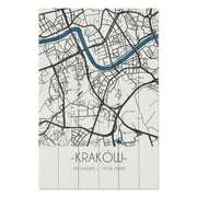 Obraz Wood Kraków-40x60 cm