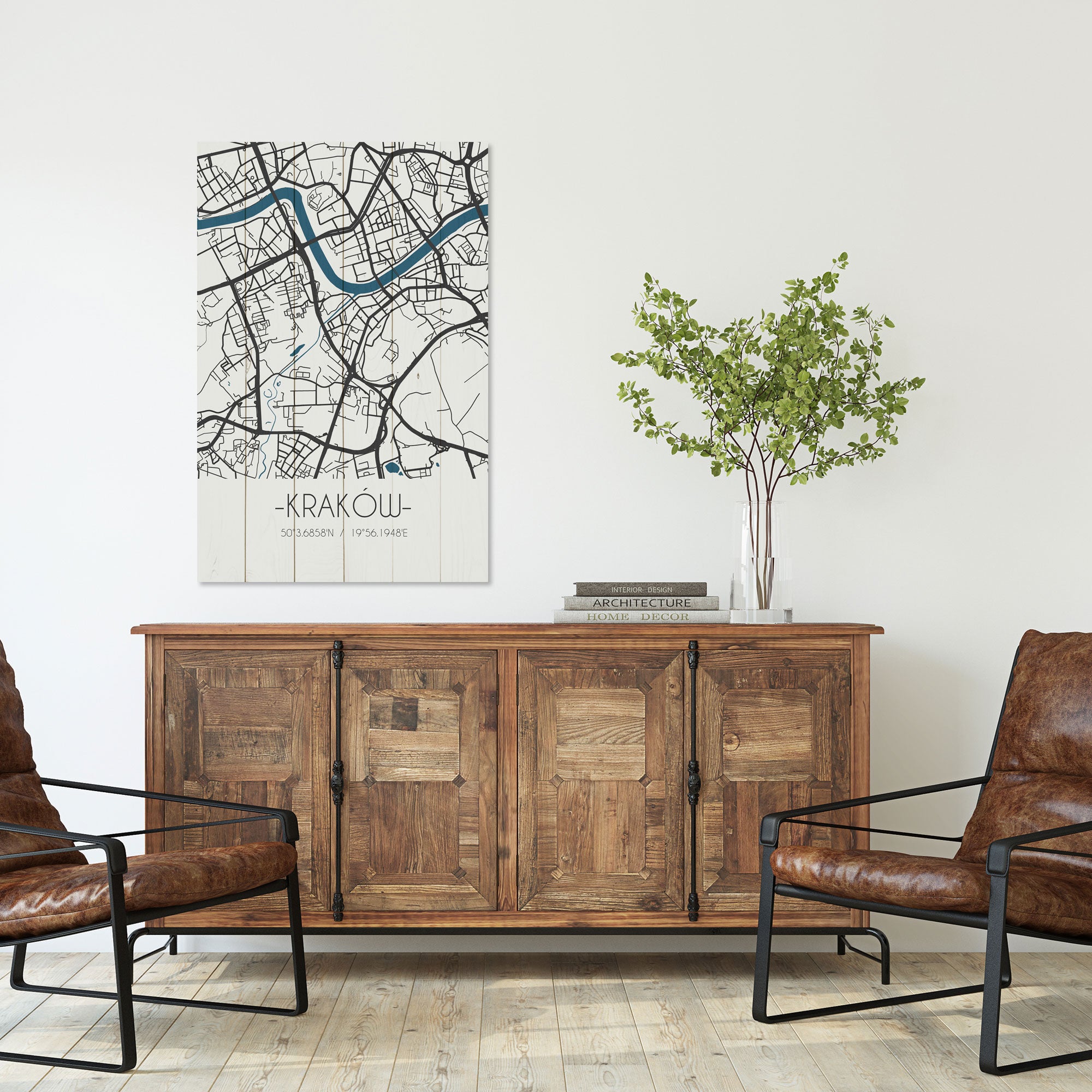 Bild Wood Krakau-50x70 cm