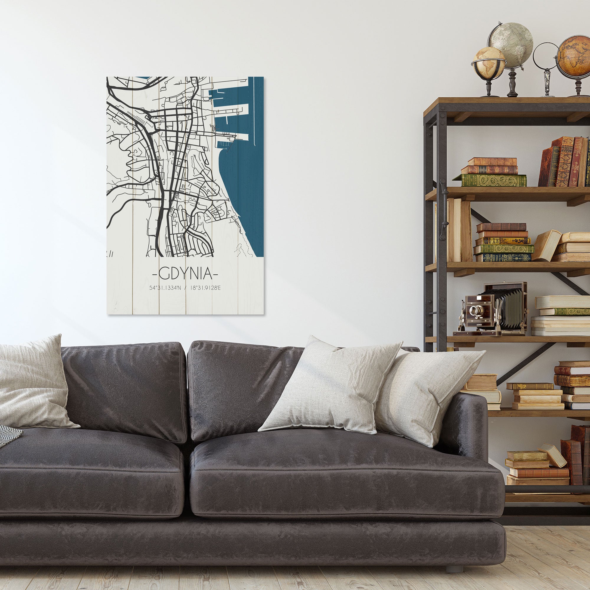 Obraz Wood Gdynia-50x70 cm