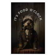 Bild Wood Food O'clock-30x30 cm