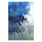 Bild Wood Blue Art Abstrakt-30x40 cm