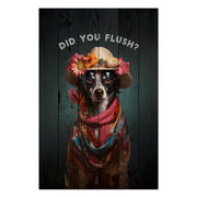 Obraz Wood Did you Flush-60x90 cm