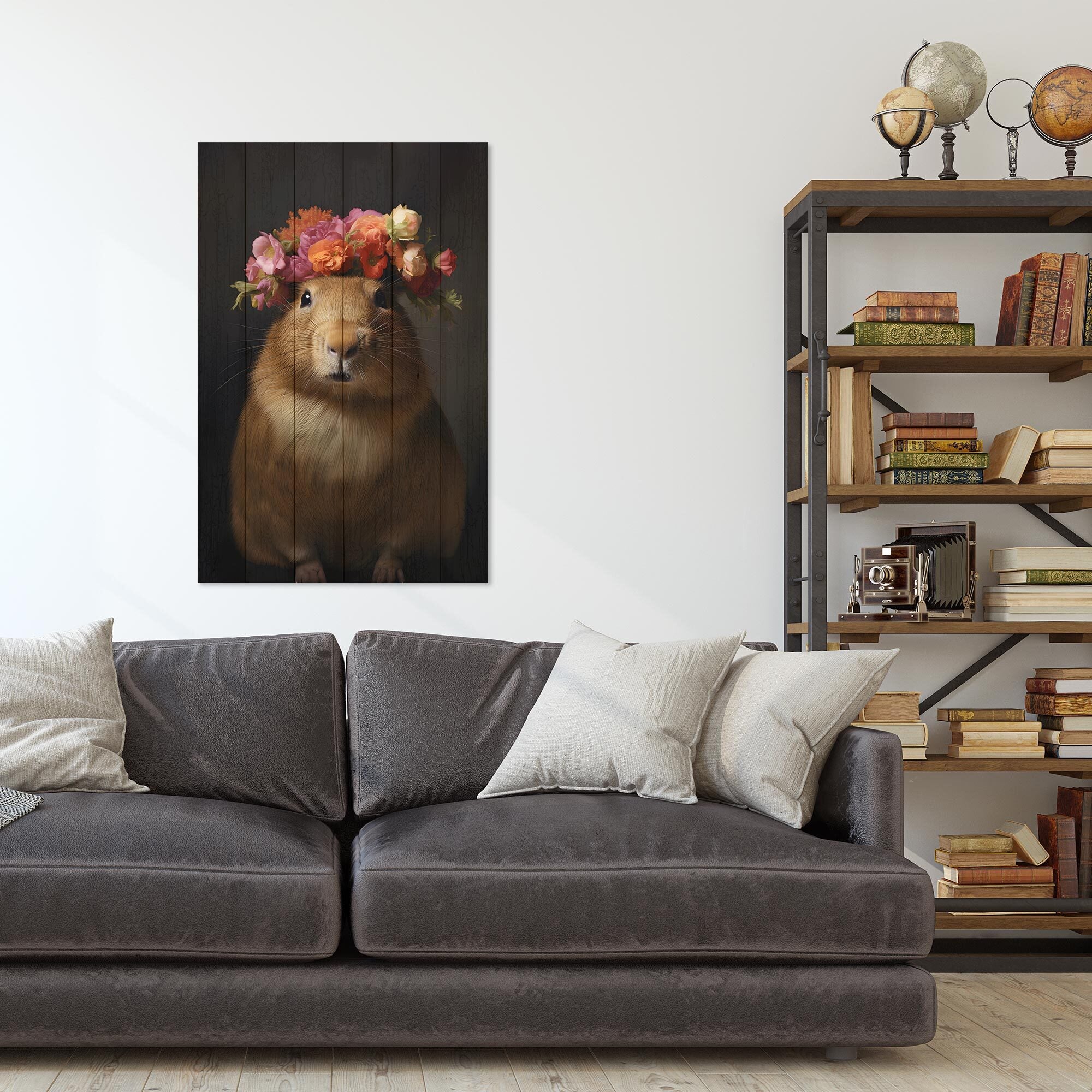 Bild Wood Capibara-40x60 cm