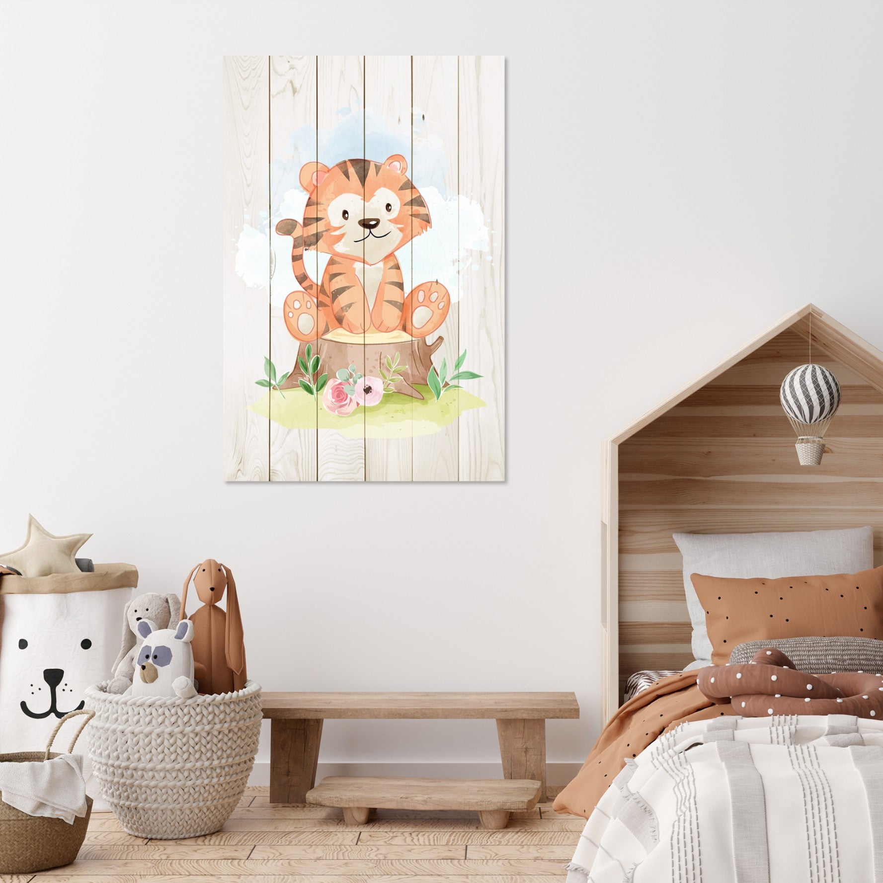 Obraz Wood Sitting Tree Stump-60x90 cm