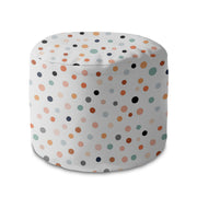 Puf okrągły podnóżek Pastel Dots-Oxford
