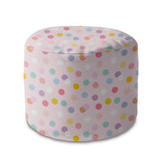 Puf okrągły podnóżek Pastel Confetti Dots