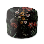 Round Pouf Footrest Reborn Jungle-Oxford