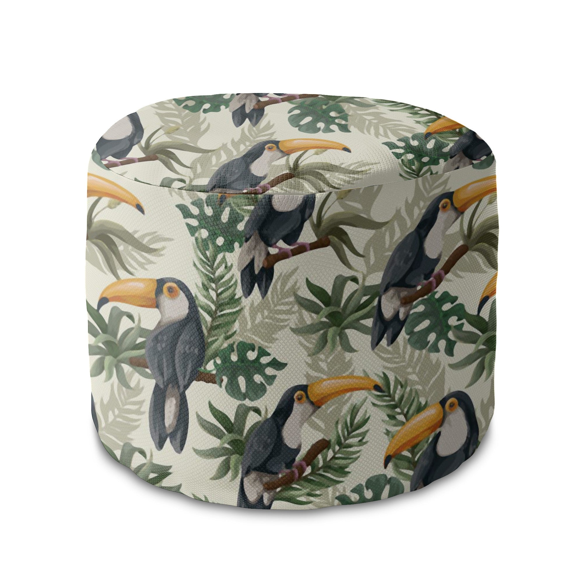 Puf okrągły podnóżek Toucans Jungle