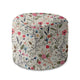 Round Pouf Footrest Summer Meadow-Panama