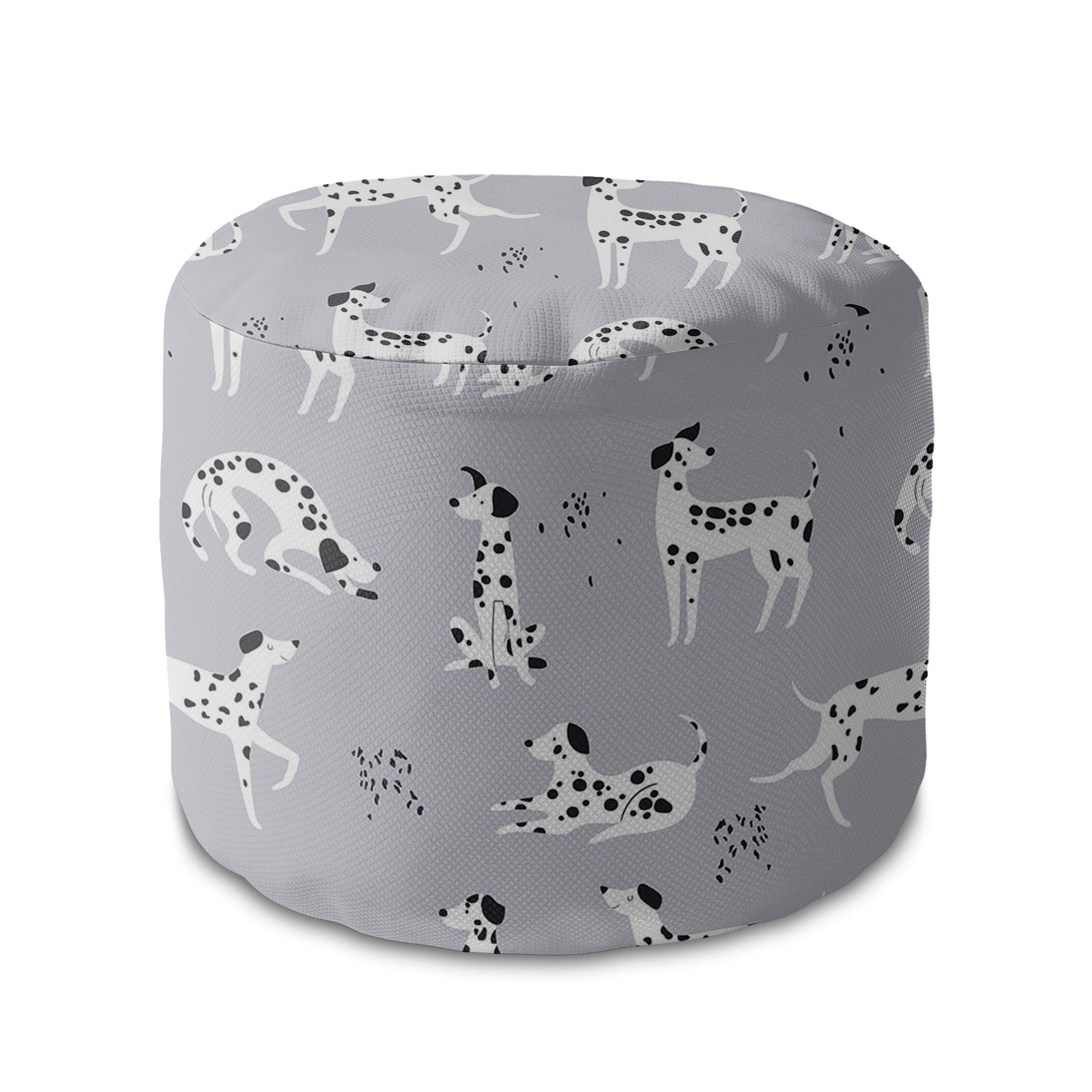 Okrúhly puf podnožka Cartoon Dalmatian-Panama