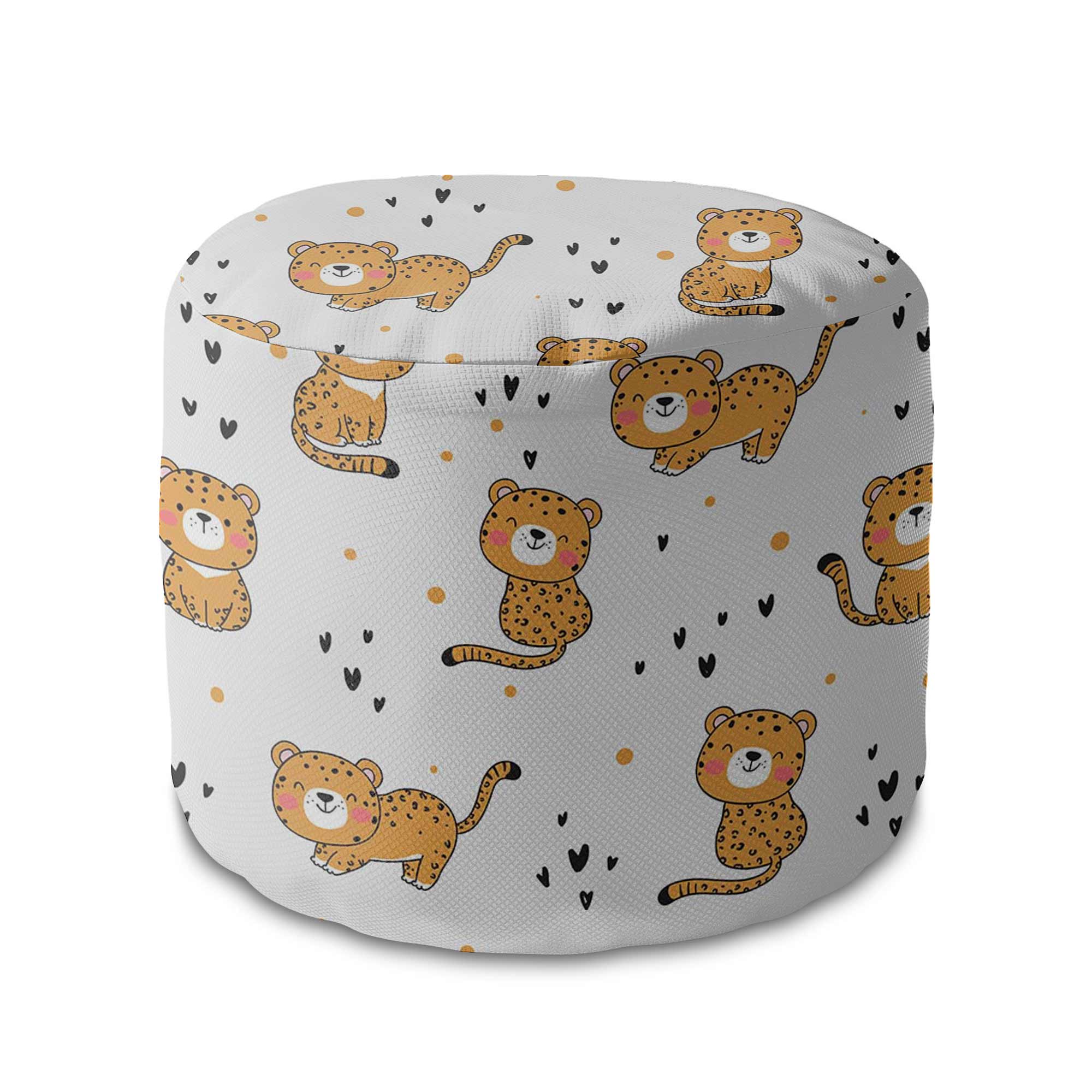 Puf okrągły podnóżek Baby Tiger