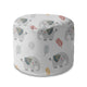 Puf okrągły podnóżek  Cute Elephant-Velvet