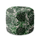 Puf okrągły podnóżek Tropical Leaves Pattern