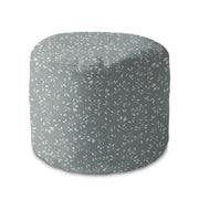 Puf okrągły podnóżek Simple Floral-Velvet