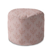 Runder Pouf Fußhocker Doodle Patterns-Velvet