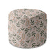 Puf okrągły podnóżek Botanical Beige Pattern