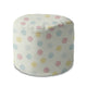 Puf okrągły podnóżek Pastel Spots-Velvet