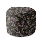 Puf okrągły podnóżek Modern Abstract Pattern-Velvet