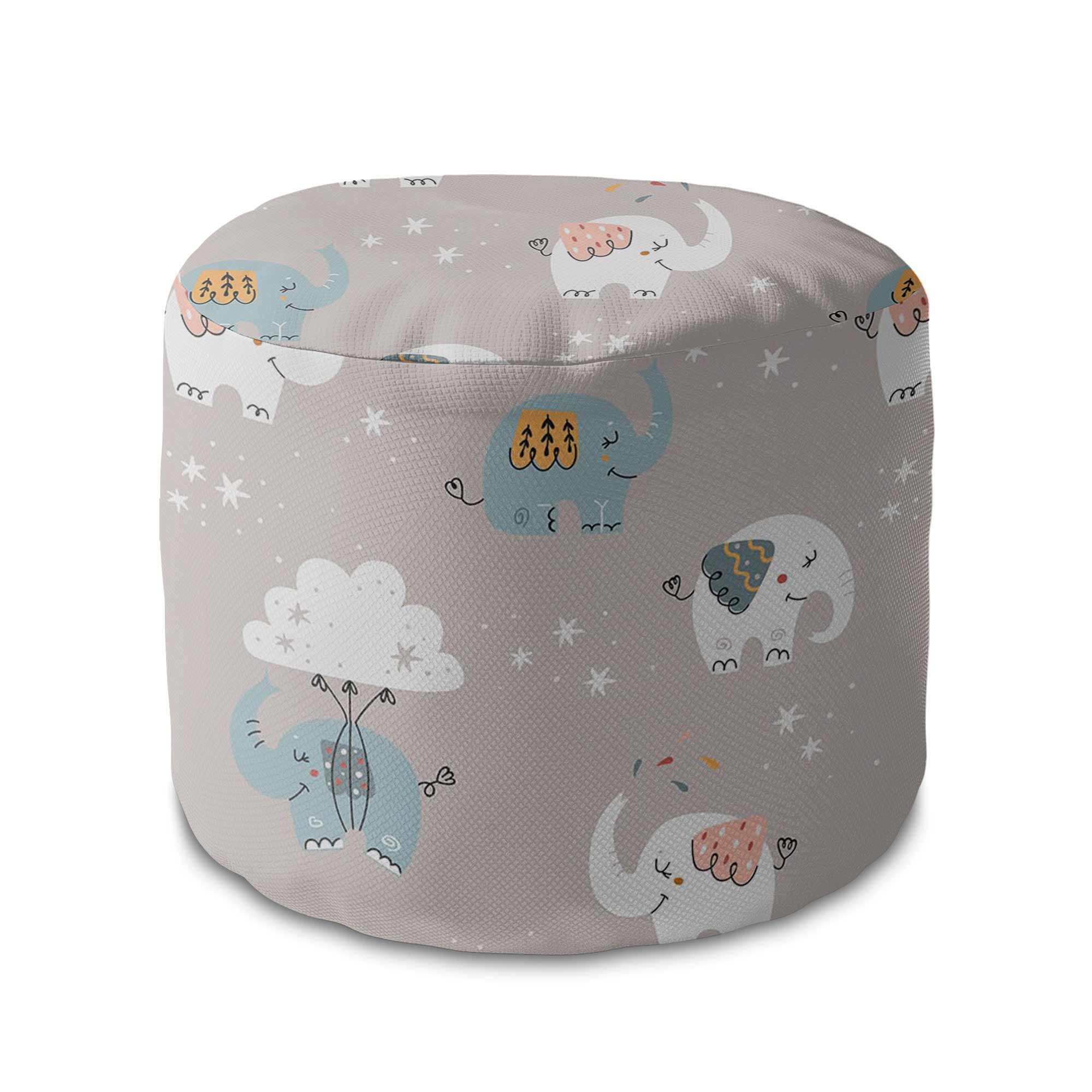 Puf okrągły podnóżek Fly Elephant
